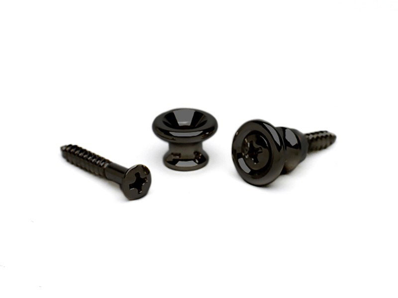 GOTOH Gotoh Gibson* Style Strap Button Black (2)