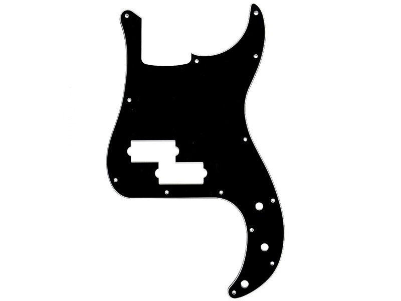 FRED S GUITAR PARTS PRECISION BASS BLACK 3-PLY .090