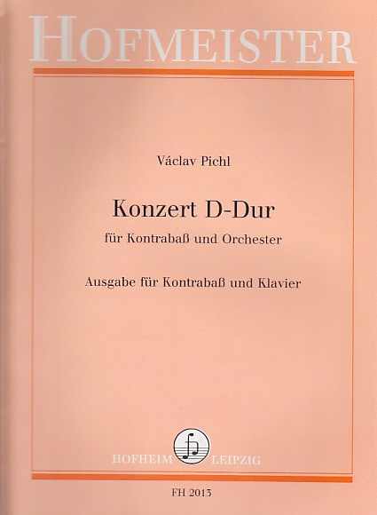 HOFMEISTER PICHL V. - KONZERT D-DUR - CONTREBASSE