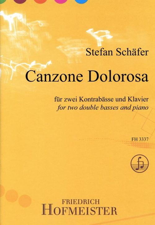 HOFMEISTER Schafer Stefan - Canzone Dolorosa