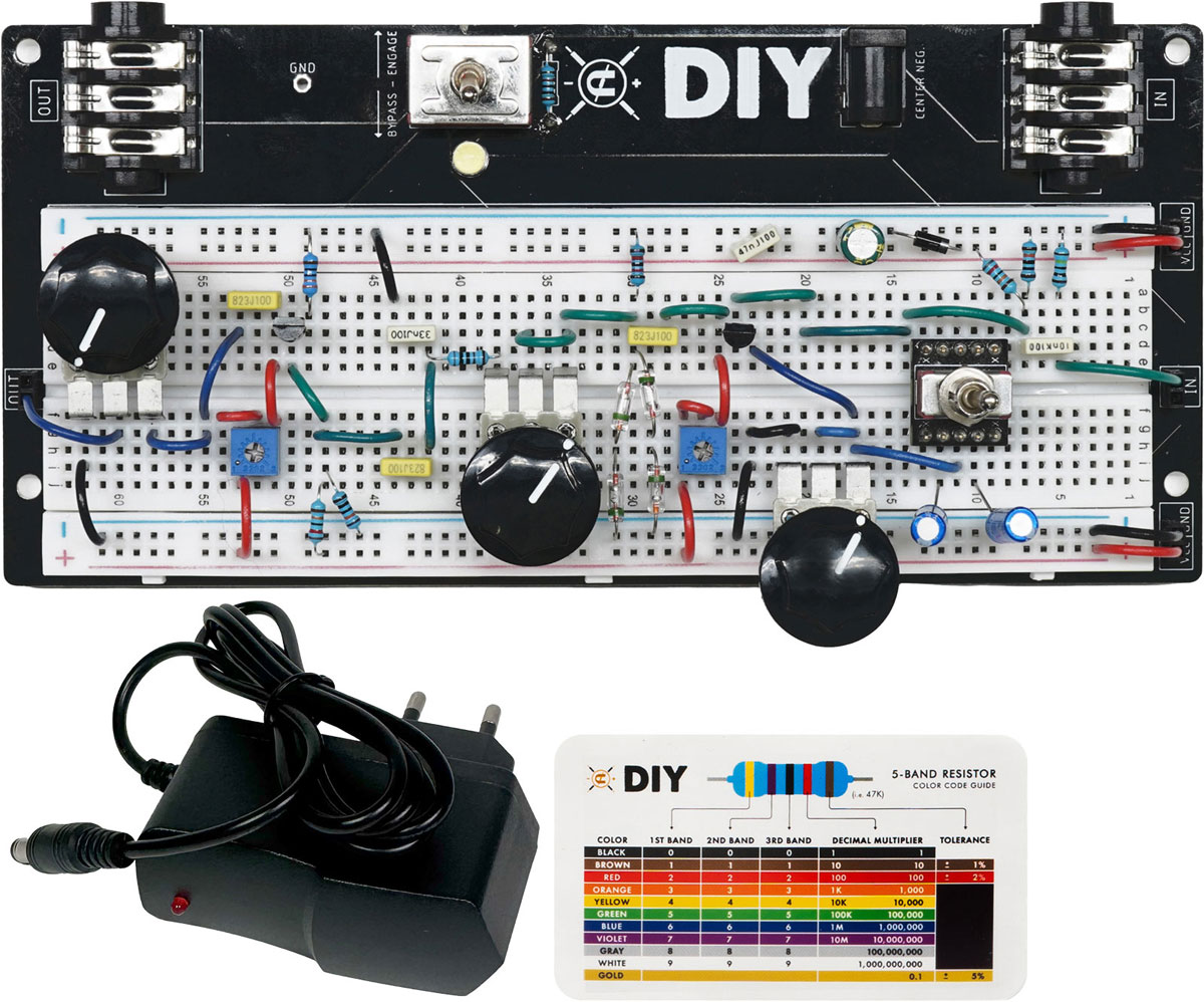 COPPERSOUND Cir-Kit Breadboard Bundle Lpb-1 Boost-a-Drive-a-Fuzz