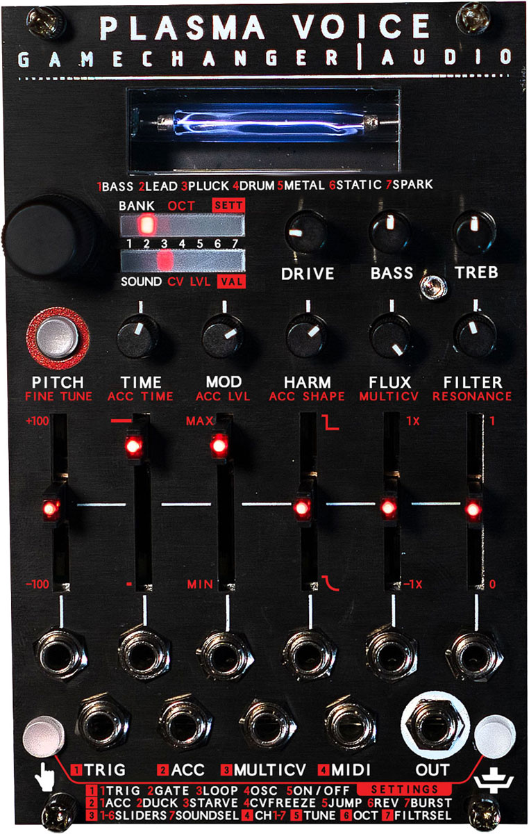GAMECHANGER AUDIO Plasma Voice Synthesizer Eurorack Module