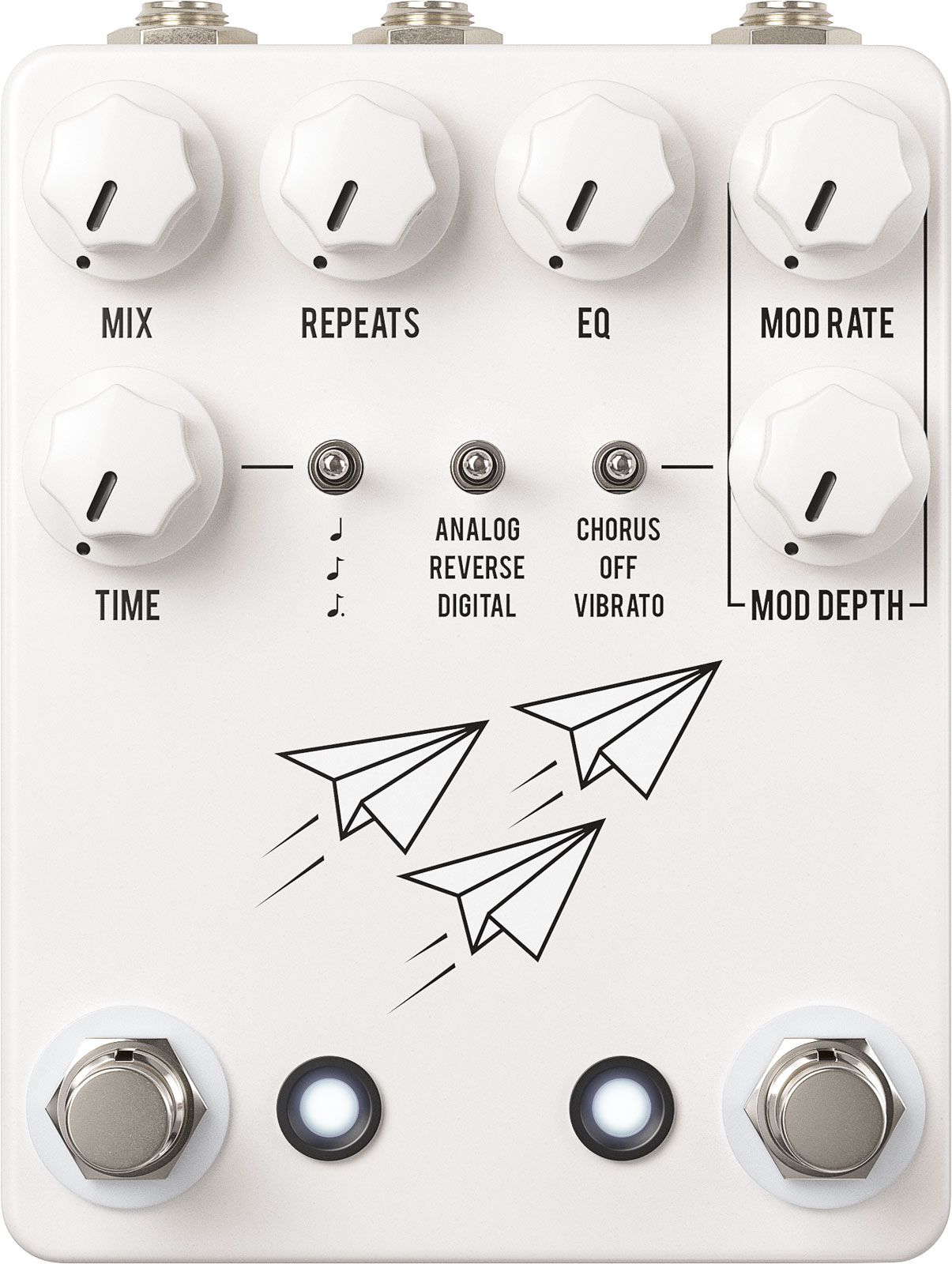 JHS PEDALS FLIGHT DELAY WHITE
