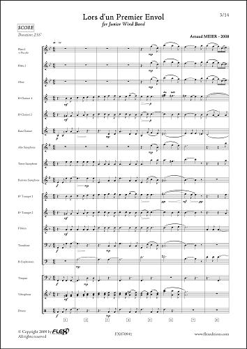  Meier A. - Lors D'un Premier Envol - Orchestre D'harmonie Junior