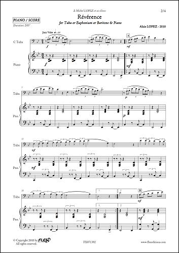  Lopez A. - Reverence - Tuba/euphonium/baryton & Piano