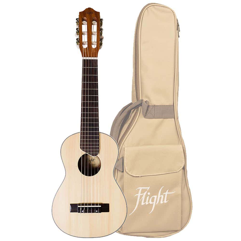 FLIGHT GUT350 GUITARLELE - NATURAL (WITH BAG)