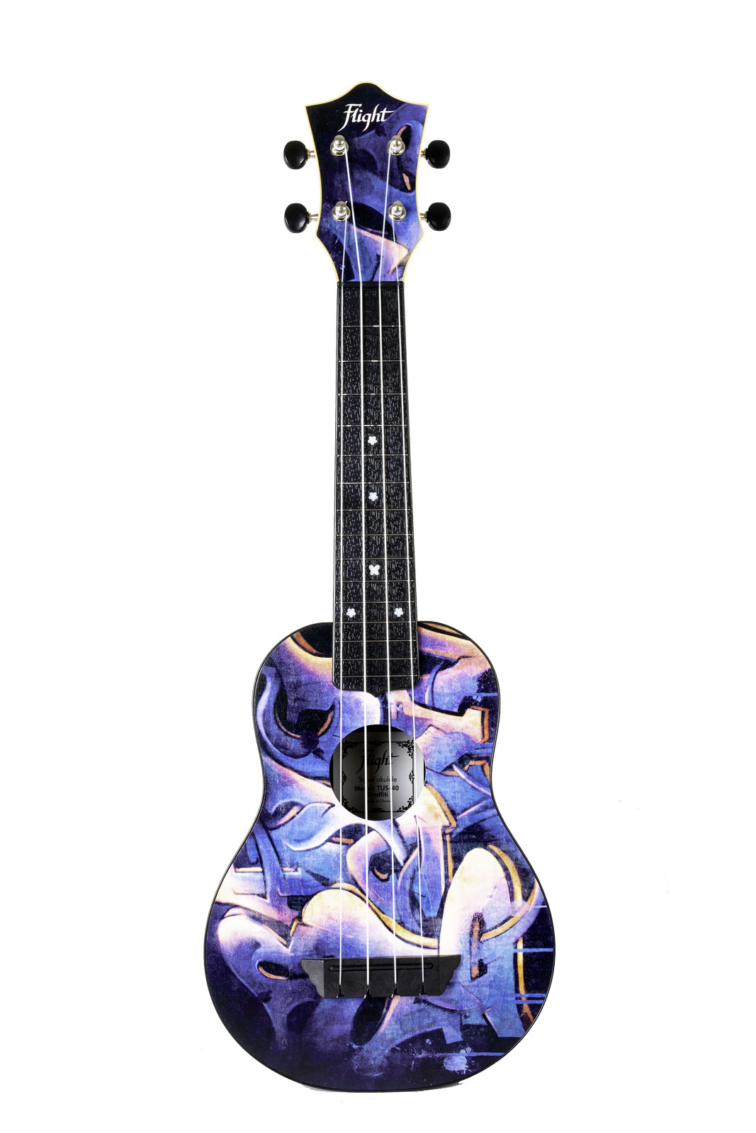 FLIGHT Tus40 Abs Travel Ukulele - Graffiti