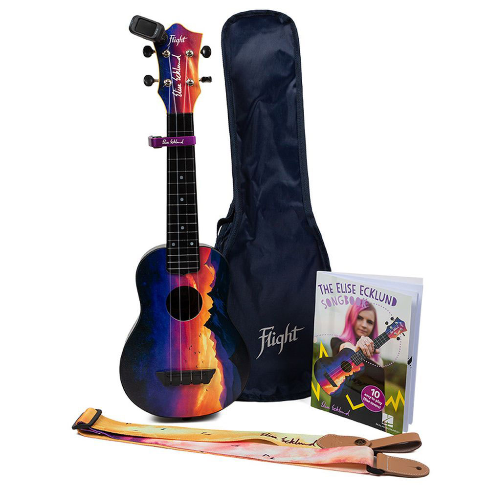 FLIGHT Elise Ecklund Travel Uke Pack - Sunset