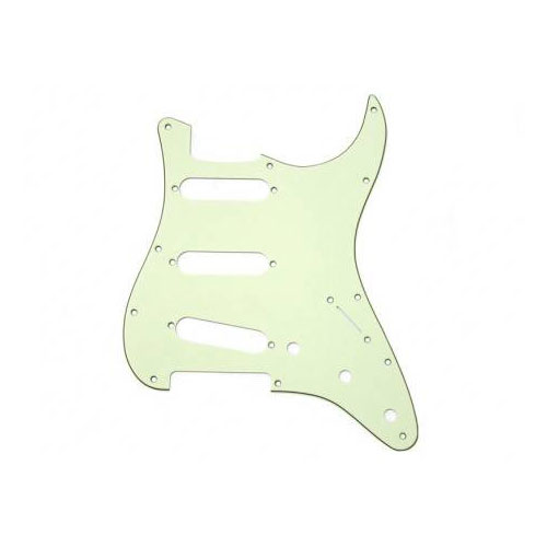 FRED S GUITAR PARTS STRAT STANDARD SSS 11 HOLES US POTS 3 PLY MINT