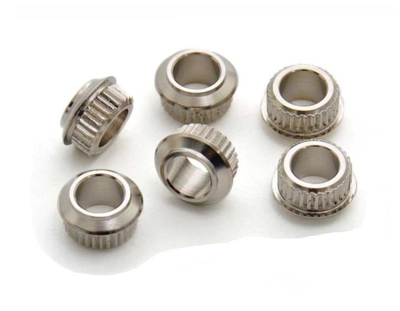 KLUSON KLUSON BUSHINGS NICKEL DIA 6.5/10.2 LONG 7.5 6 PACK