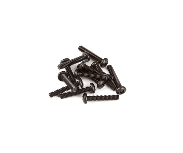 FENDER INTONATION SCREWS, AMERICAN DELUXE/ELITE STRAT/TELE, SHORT 4-40 X 5/8, PHILIPS, BLACK (12)