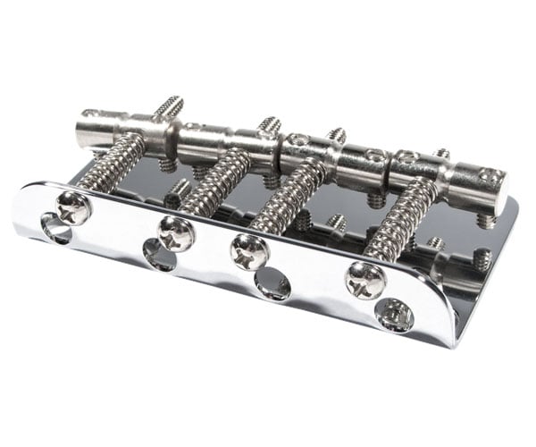 FENDER PURE VINTAGE '70S JAZZ BASS BRIDGE ASSEMBLY CHROME