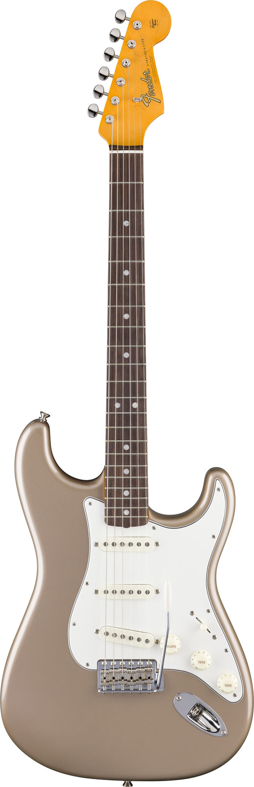 FENDER American Vintage 1965 Stratocaster Round-Lam RW Shoreline Gold