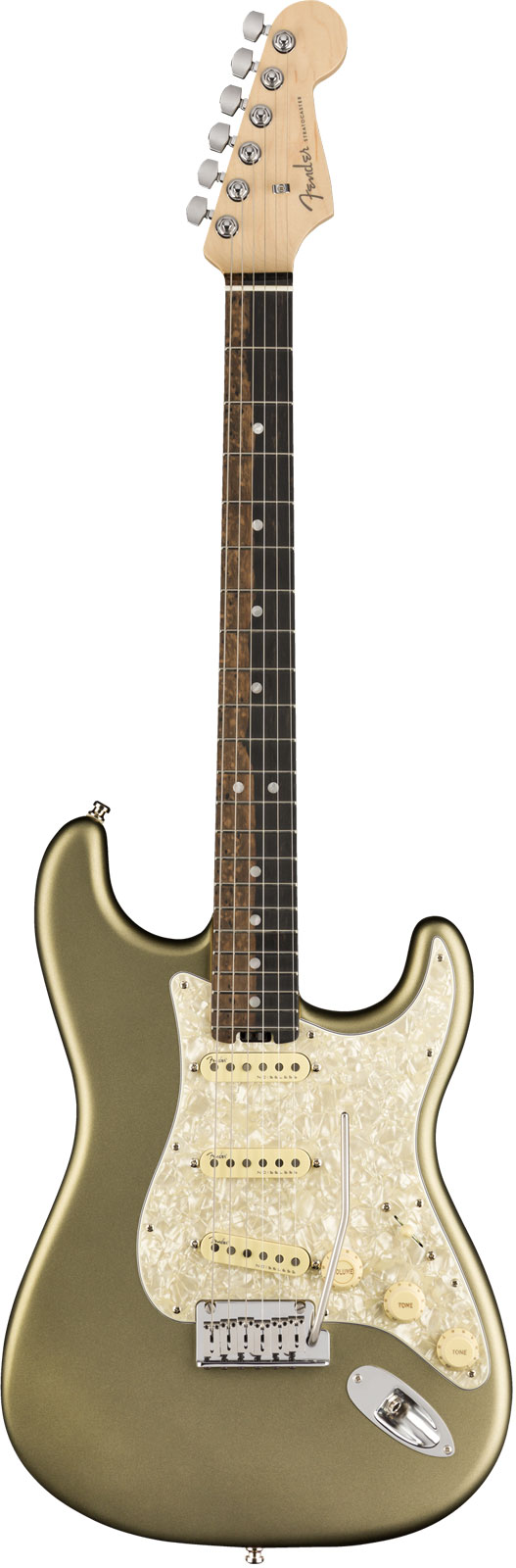 Fender American Elite Stratocaster Satin Jade Pearl Metallic