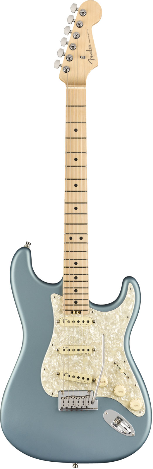 Fender American Elite Stratocaster Mn Satin Ice Blue Metallic