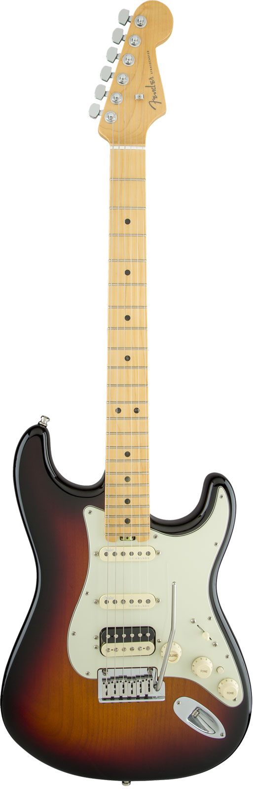 Fender American Elite Stratocaster Hss Shawbucker Mn 3 Color Sunburst + Etui