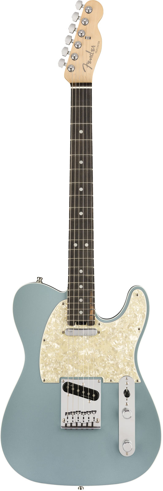 Fender American Elite Telecaster Satin Ice Blue Metallic