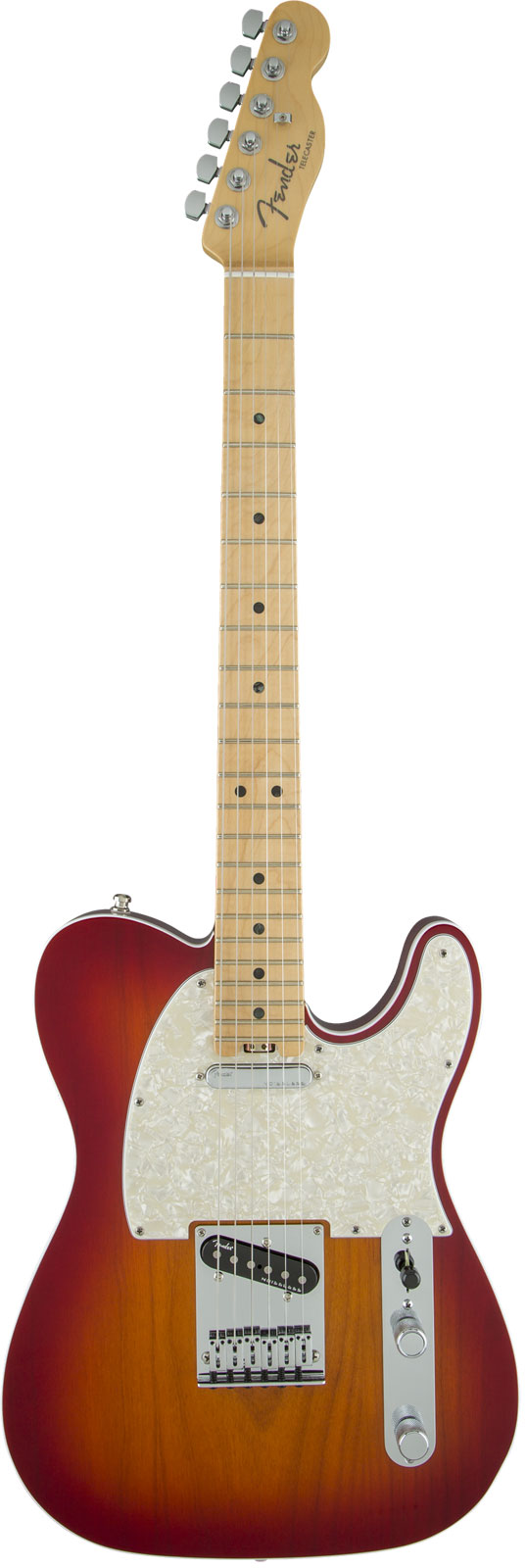 Fender American Elite Telecaster Mn Aged Cherry Burst + Etui