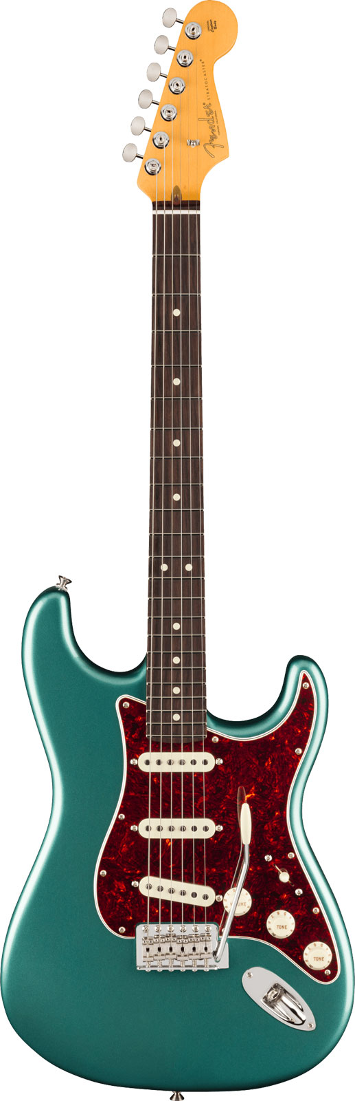 FENDER American Professional Classic Stratocaster RW Faded Sherwood Green Metallic