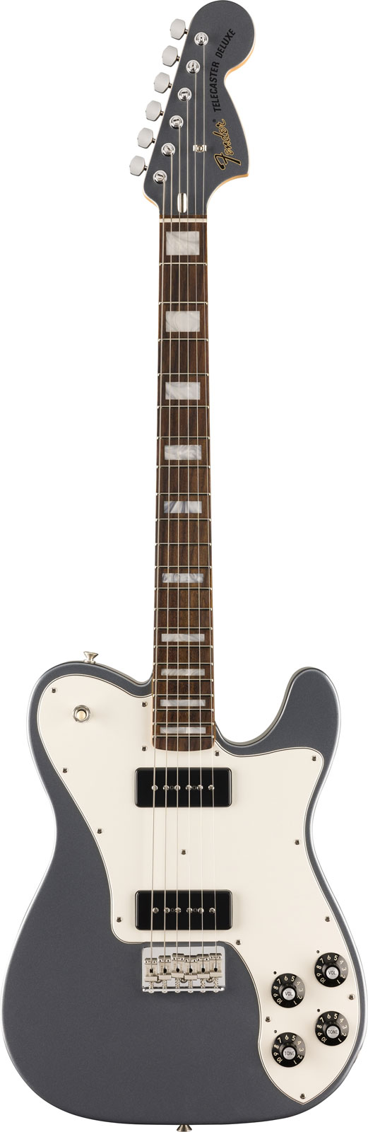 FENDER Telecaster Ltd Signature Chris Shiflett Cleaver Dlx Rw Charcoal Frost Metallic