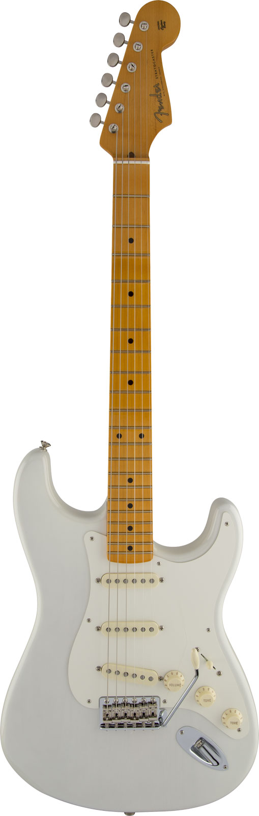 FENDER Eric Johnson Stratocaster Mn, White Blonde