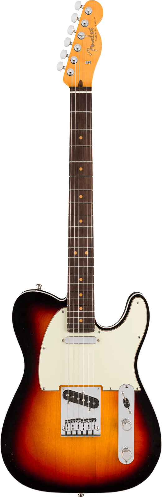 FENDER Telecaster '60s Custom American Ultra Luxe Vintage RW 3-Color Sunburst