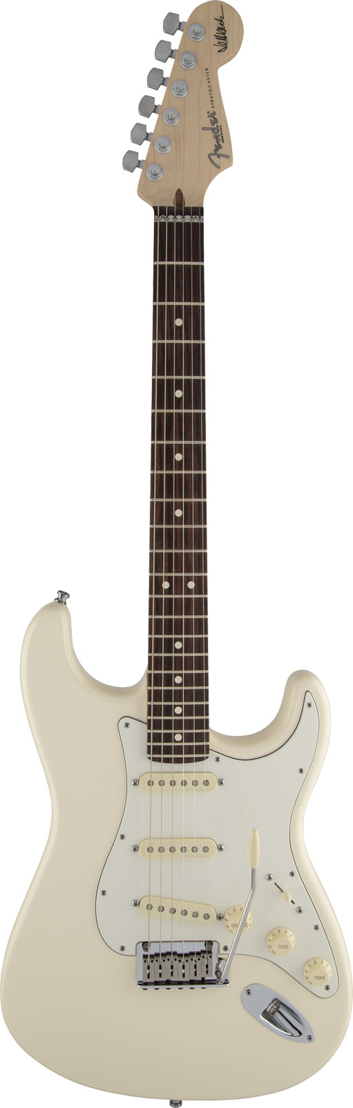 FENDER Jeff Beck Stratocaster Rw, Olympic White