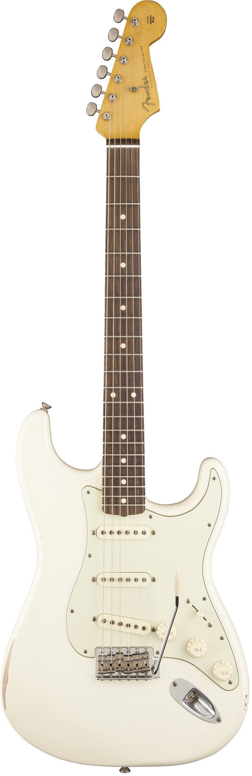 Fender Stratocaster Mexican Road Worn 60s Olympic Whiteen