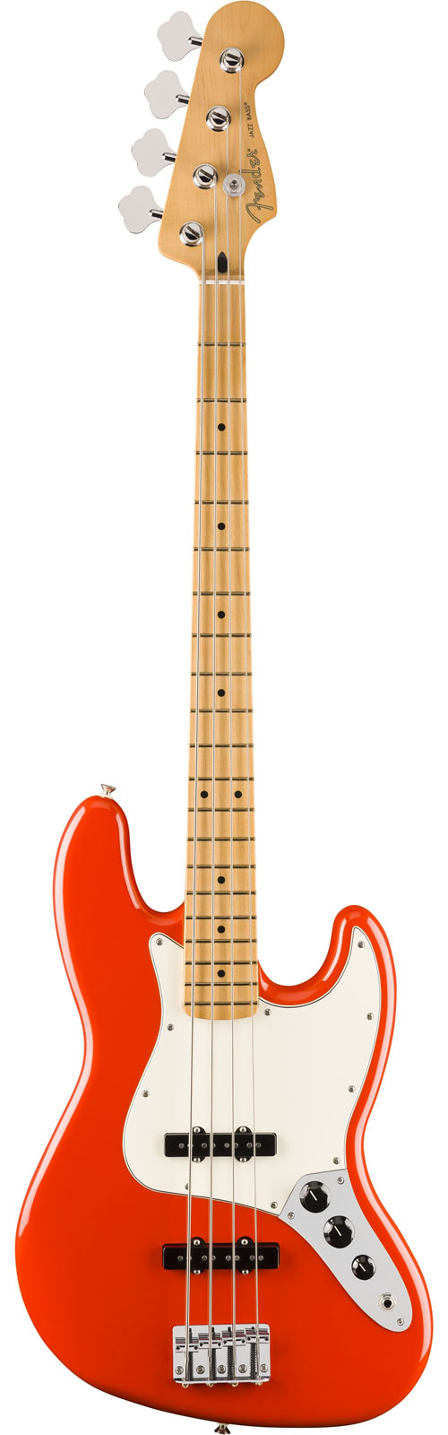 FENDER Jazz Bass Player II MN Coral Red
