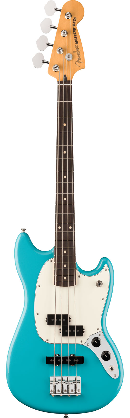 FENDER Mustang Bass PJ Player II RW Aquatone Blue