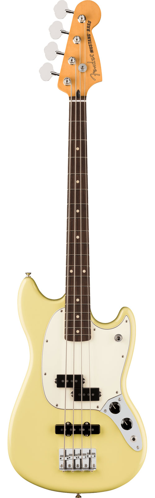 FENDER Mustang Bass Pj Player II Rw Hialeah Yellow