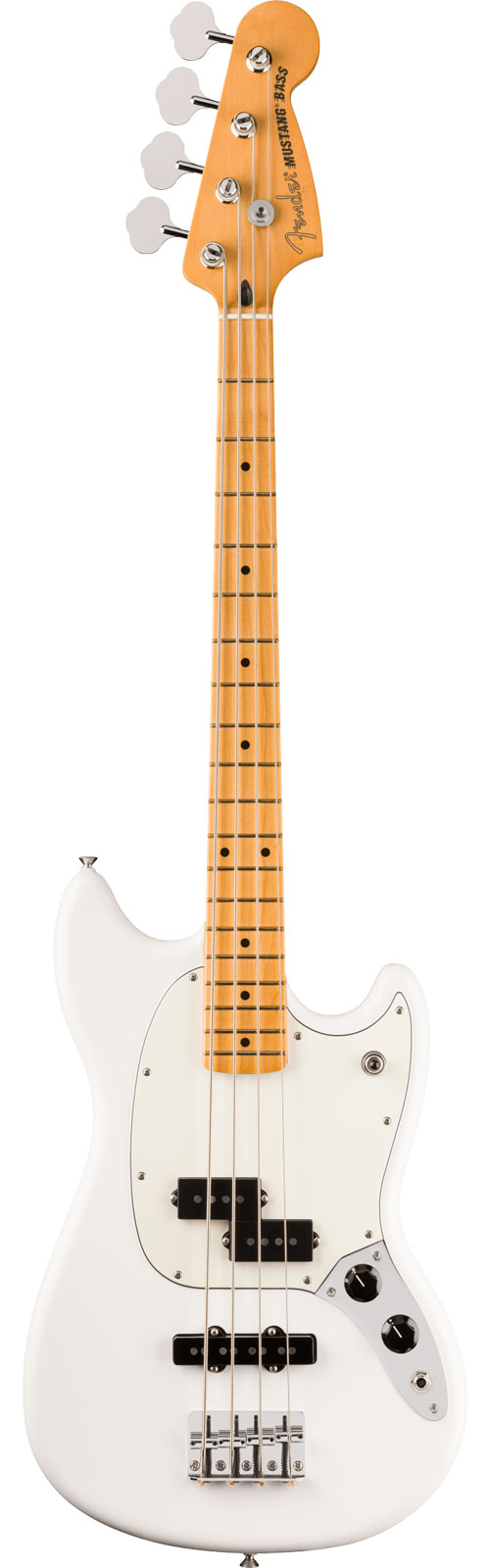 FENDER Mustang Bass Pj Player II Mn Polar White