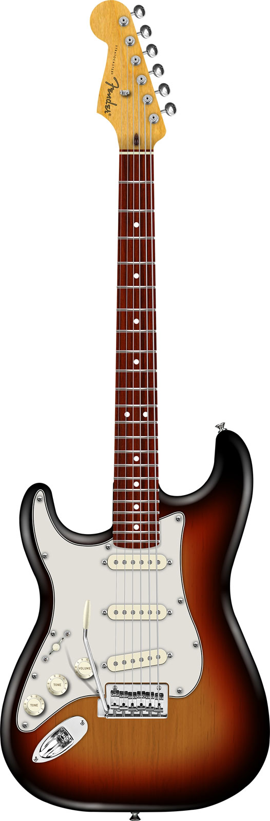 FENDER Stratocaster Lh Player II Rw 3-Color Sunburst