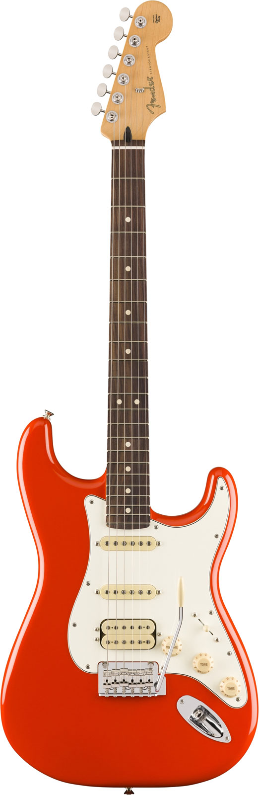 FENDER Stratocaster Hss Player II Rw Coral Red