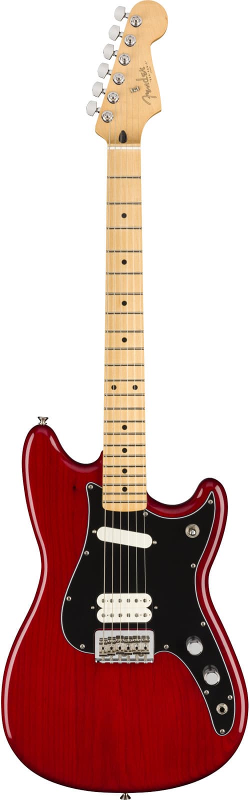 FENDER MEXICAN PLAYER DUO-SONIC HS MN, CRIMSON RED TRANSPARENT