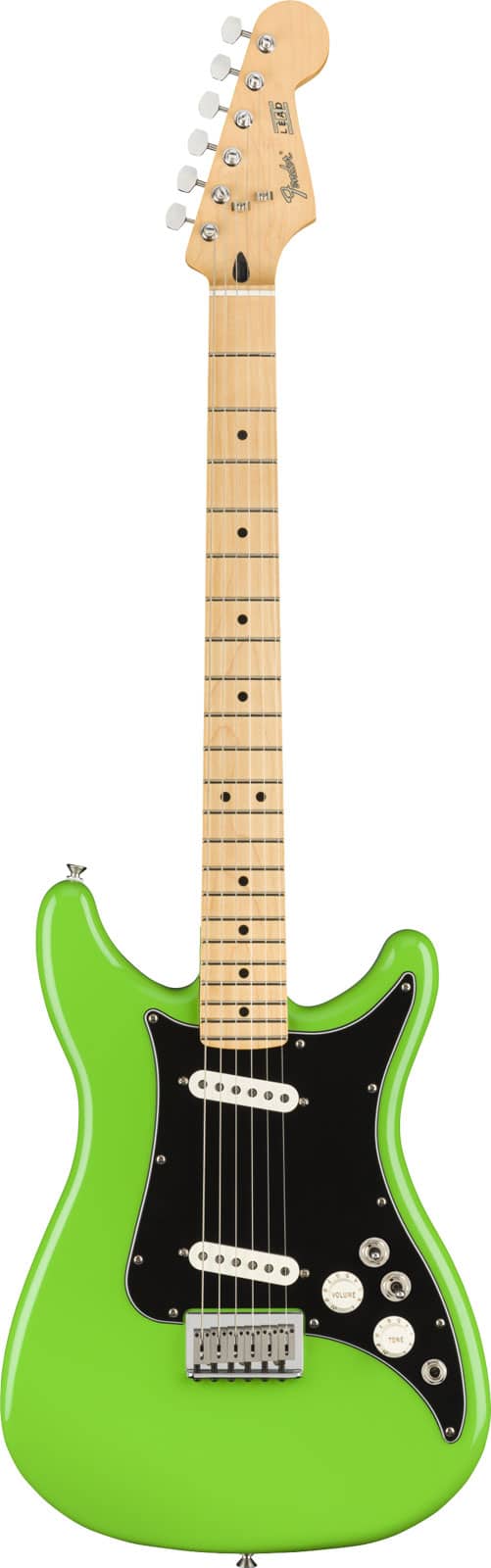 FENDER MEXICAN PLAYER LEAD II MN, NEON GREEN