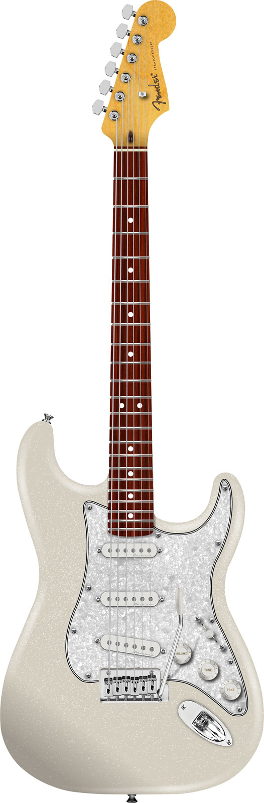 FENDER Stratocaster Player II Modified RW Olympic Pearl - STOCK B