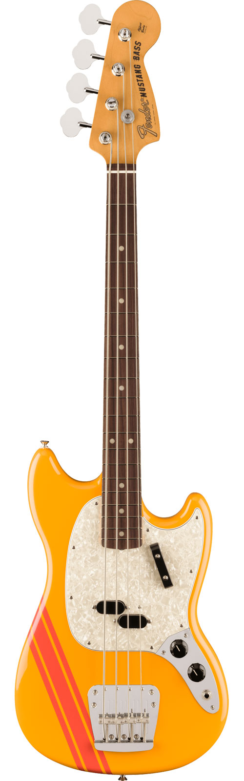 FENDER Mustang Bass 70S Vintera II Rw Competition Orange