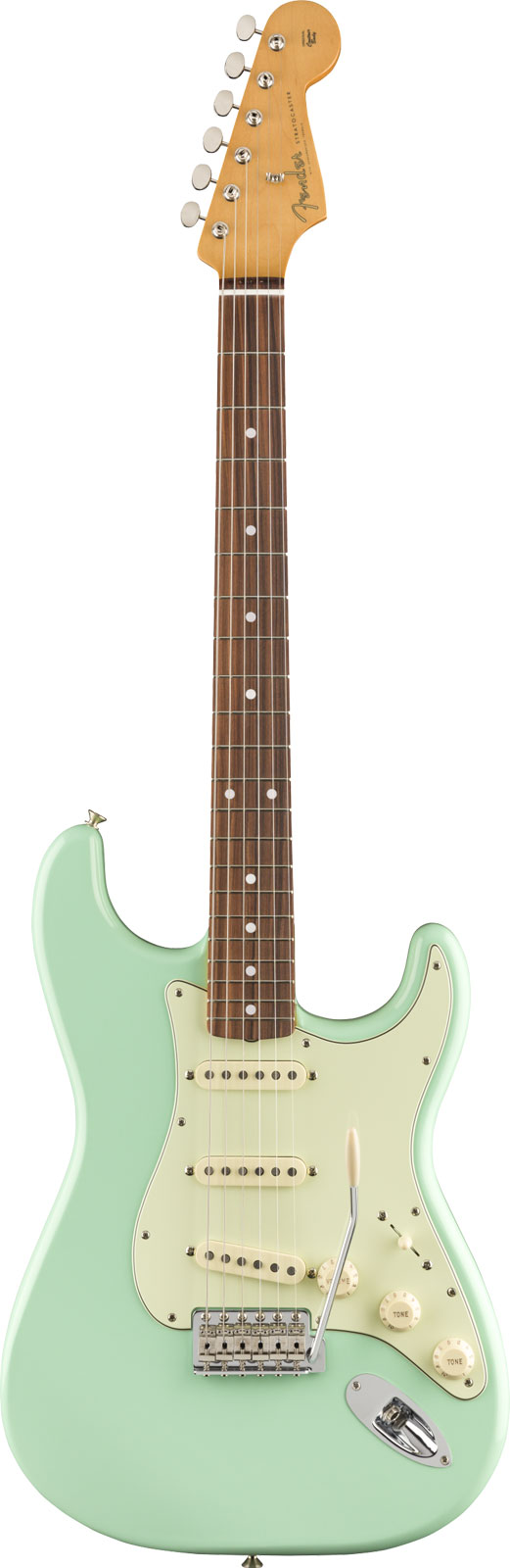 FENDER STRATOCASTER VINTERA '60S PF SURF GREEN - Tweedehands