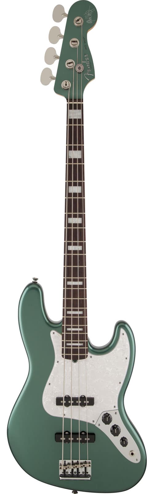 FENDER ADAM CLAYTON JAZZ BASS RW, SHERWOOD GREEN METALLIC