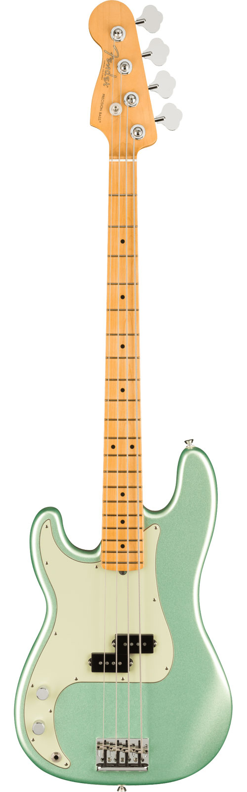 FENDER AMERICAN PROFESSIONAL II PRECISION BASS LH MN, MYSTIC SURF GREEN