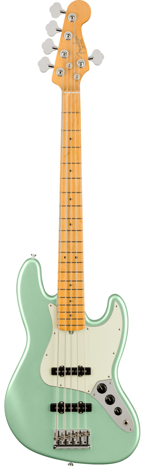 FENDER AMERICAN PROFESSIONAL II JAZZ BASS V MN, MYSTIC SURF GREEN