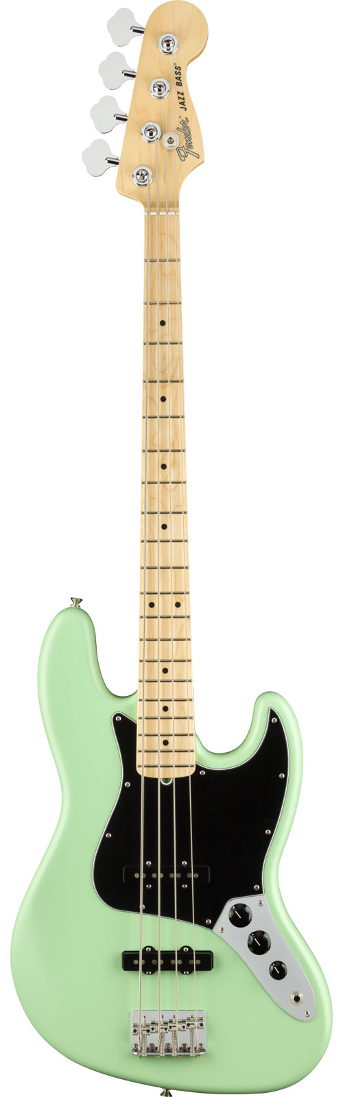 FENDER AMERICAN PERFORMER JAZZ BASS MN, SATIN SURF GREEN - RECONDITIONNE