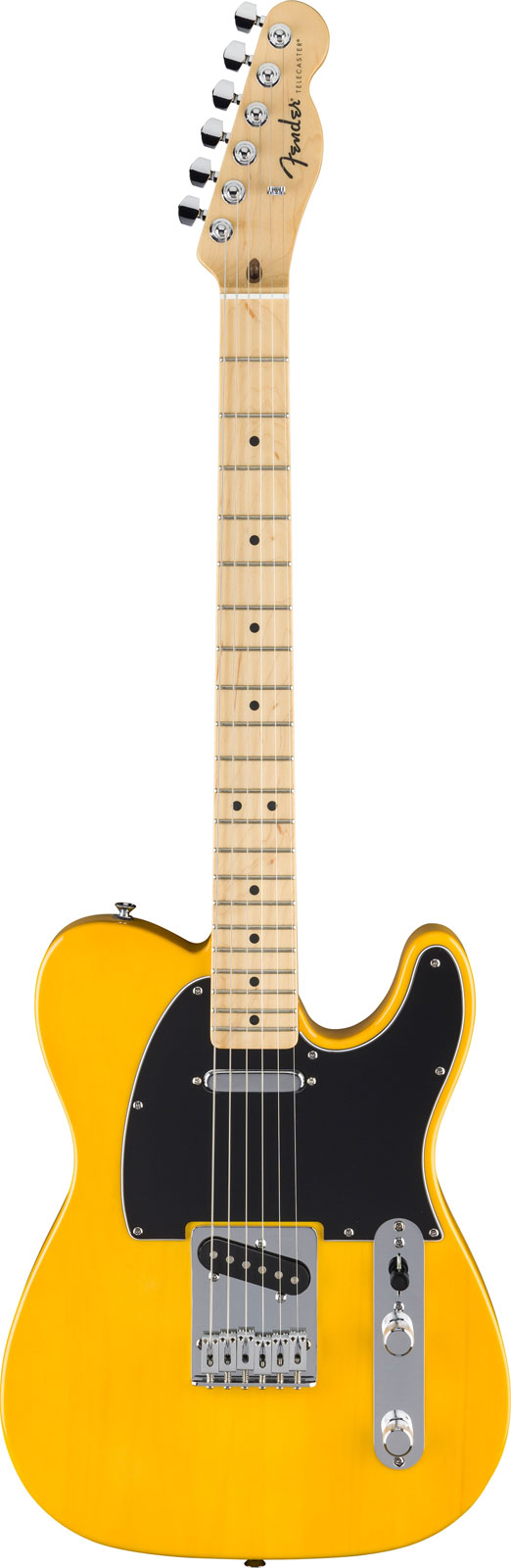 FENDER Standard Telecaster MN Black Pickguard Butterscotch Blonde