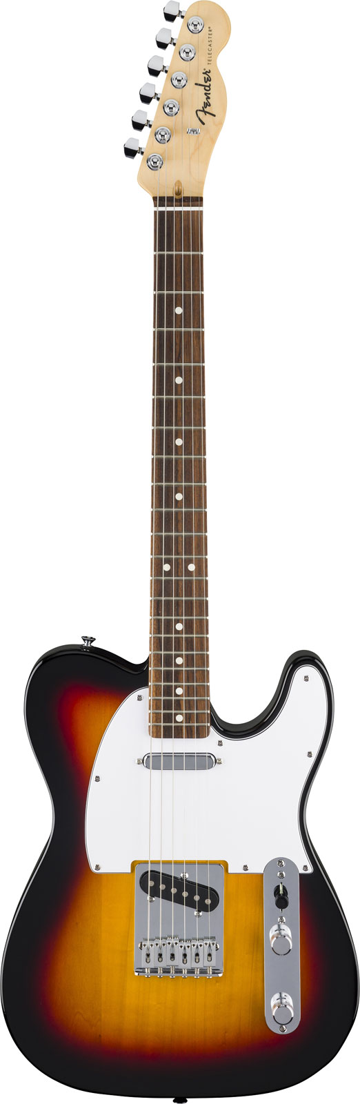 FENDER Standard Telecaster LRL White Pickguard 3-Color Sunburst