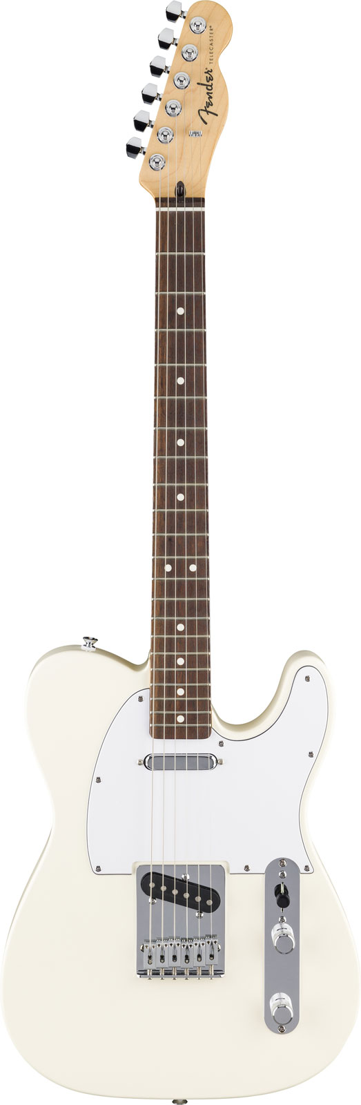 FENDER Standard Telecaster LRL White Pickguard Olympic White