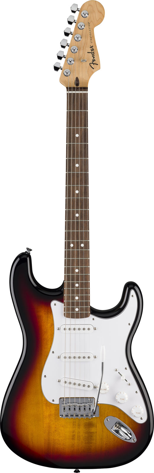 FENDER Standard Stratocaster LRL White Pickguard 3-Color Sunburst