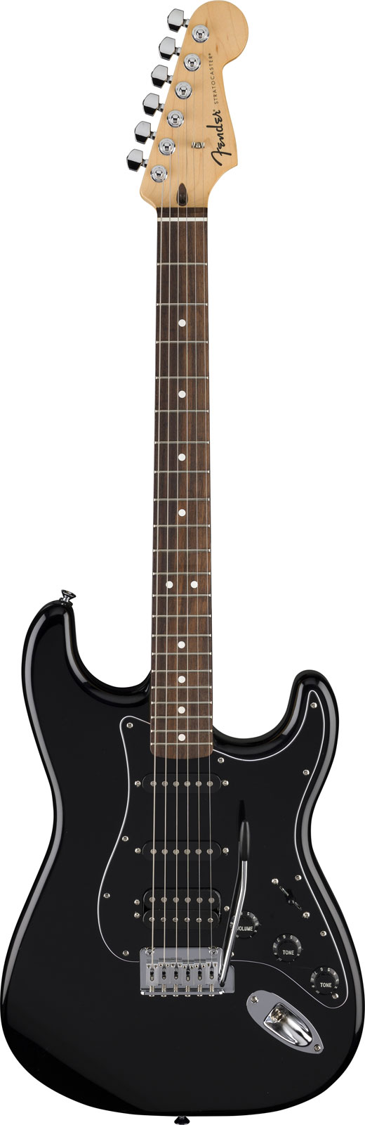 FENDER Standard Stratocaster HSS LRL Black Pickguard Black