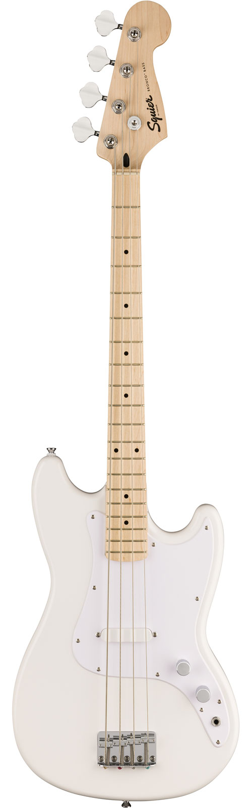 SQUIER Bronco Bass Sonic Mn Arctic White