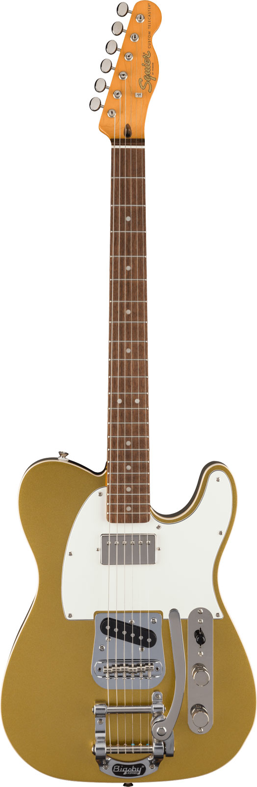 SQUIER Classic Vibe '60s Custom Telecaster SH with Bigsby PPG Aztec Gold